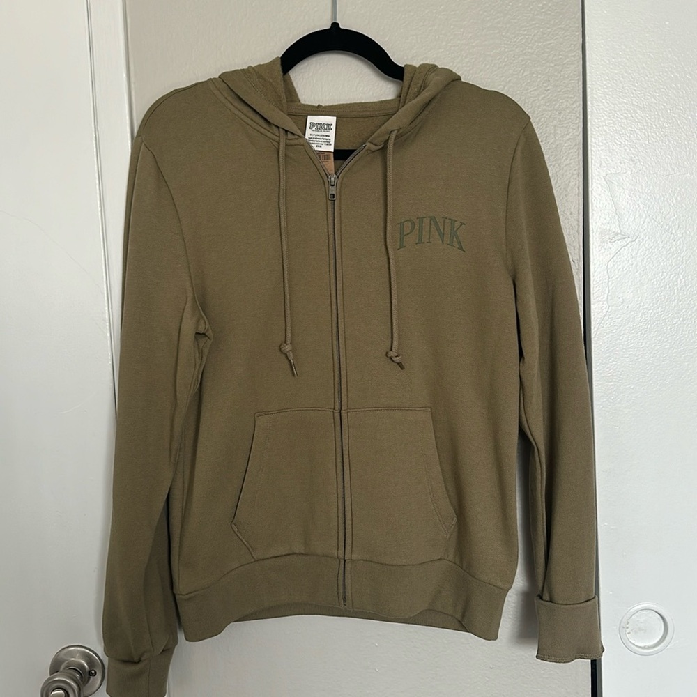 Brand New Pink Full zip hoodie